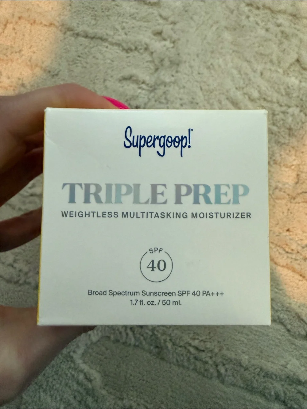 Supergoop! no flaws